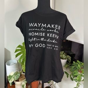 New ‼️ Black waymaker T-shirt
